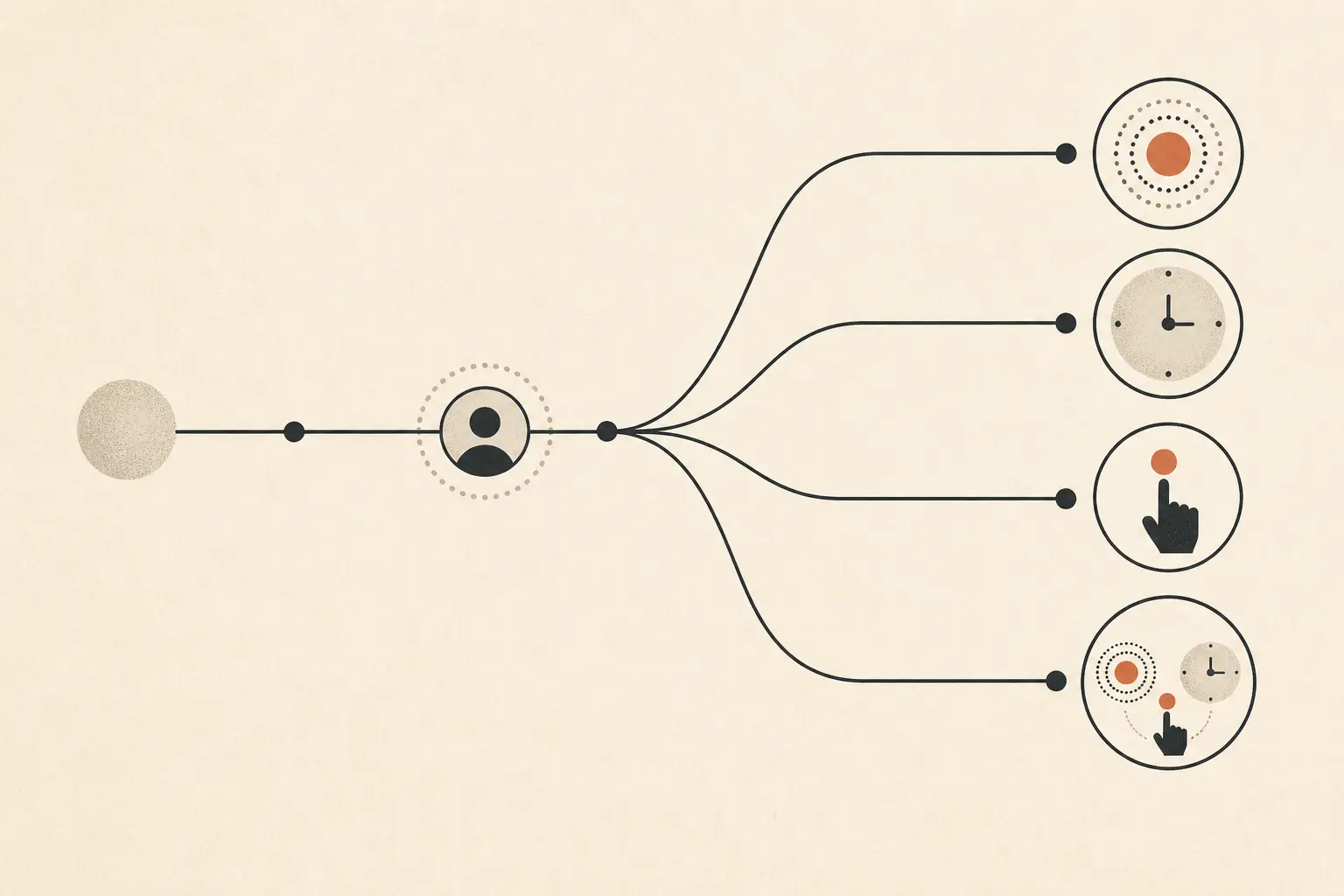 Illustration of an AI agent proposing a CRM update that passes through policy, version, approval, and execution gates
