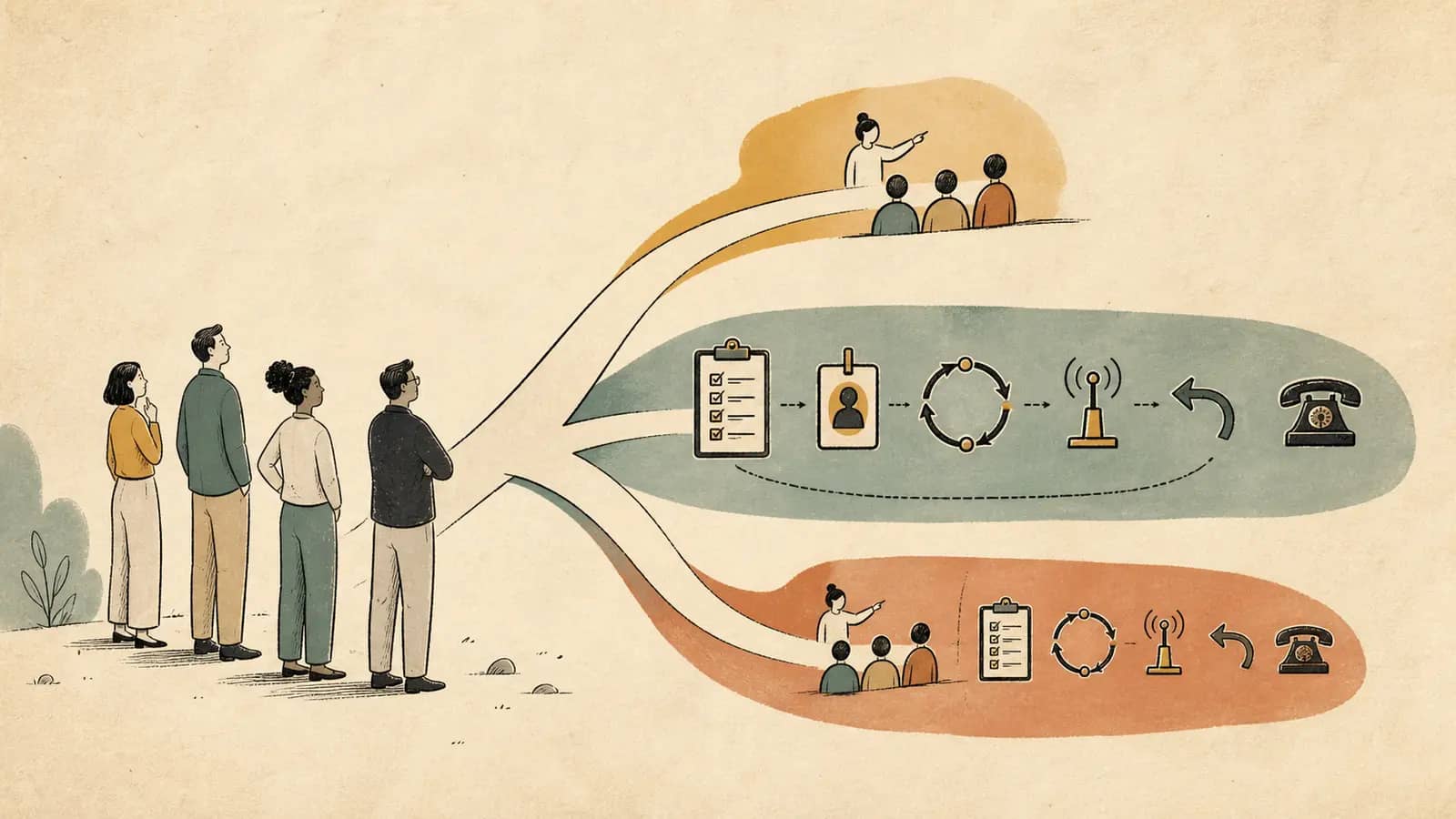 Illustration of one read-only MCP tool passing through identity, policy, limits, and audit boundaries