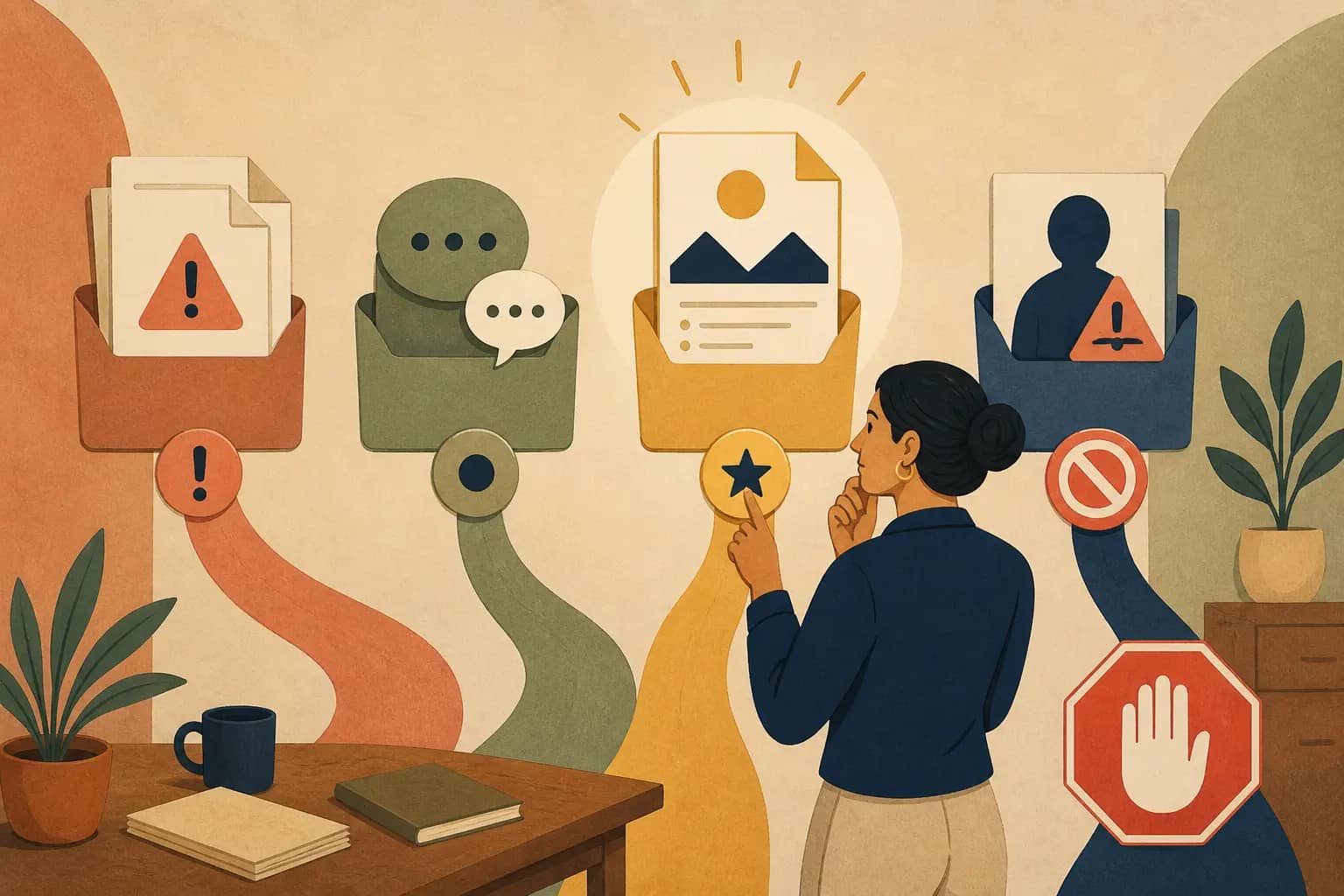 Illustration of a hypothetical small-business AI use-case portfolio