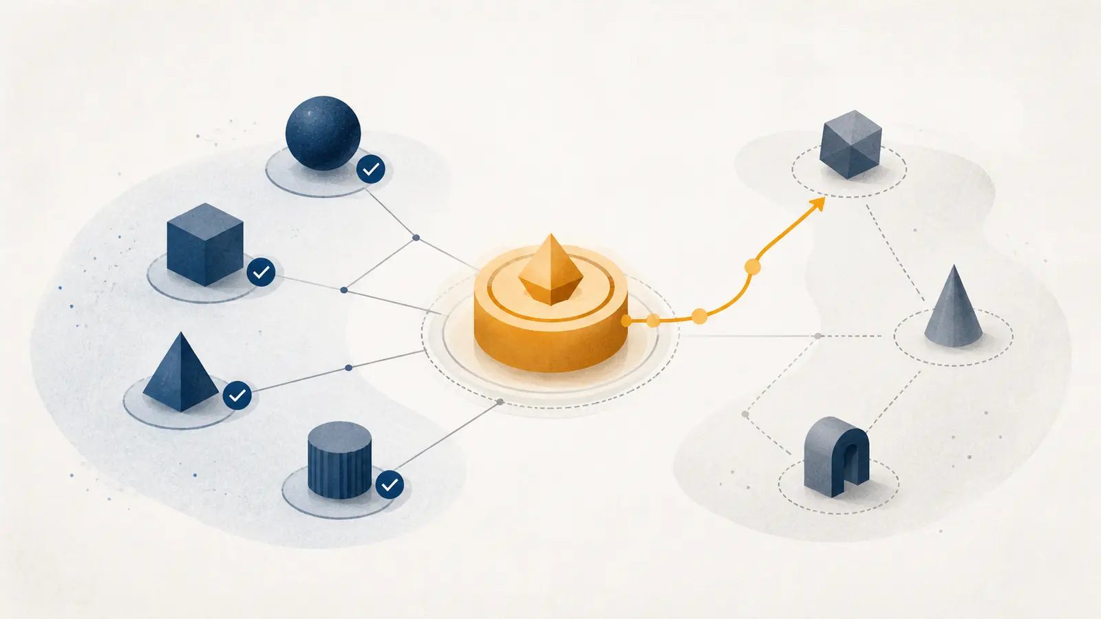 A failed multi-agent workflow being reconstructed from a bounded checkpoint before a safe resume