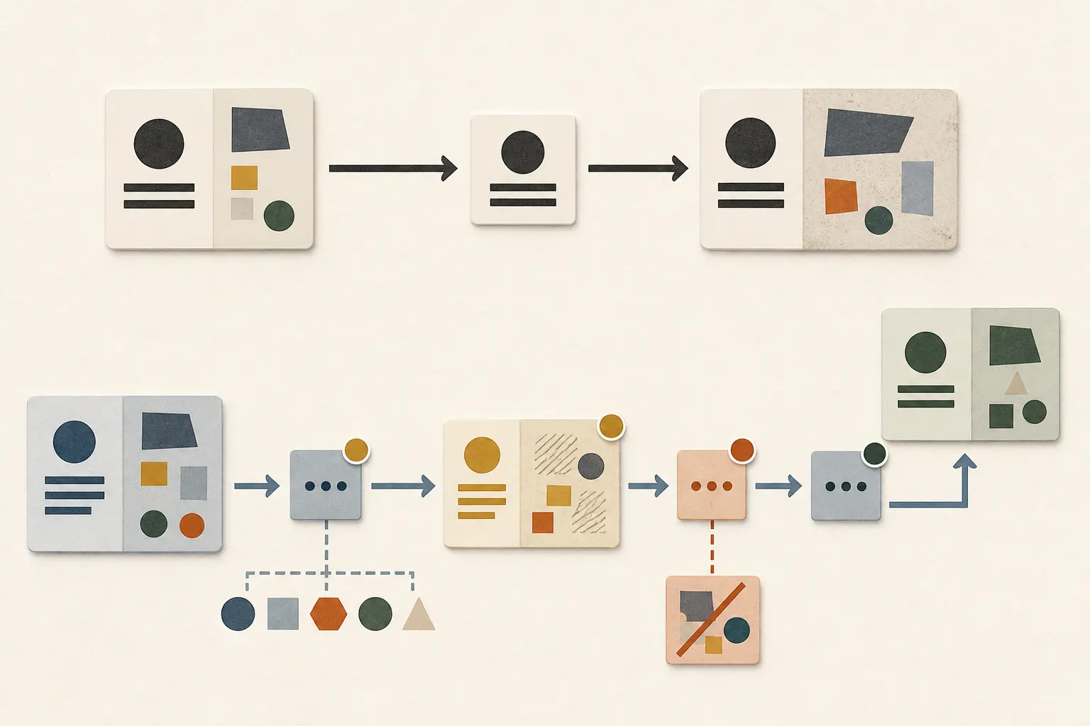 Illustration of a professional deciding whether an AI output needs human investigation