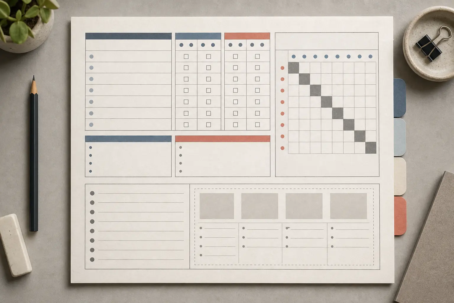 Illustration of a two-reviewer AI evaluation calibration worksheet