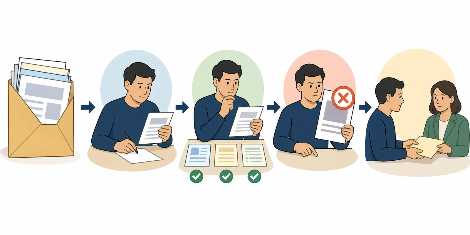 Illustration of a blind teach-back exercise in which a reviewer reconstructs a bounded AI task, checks evidence, and routes a decision to a human owner
