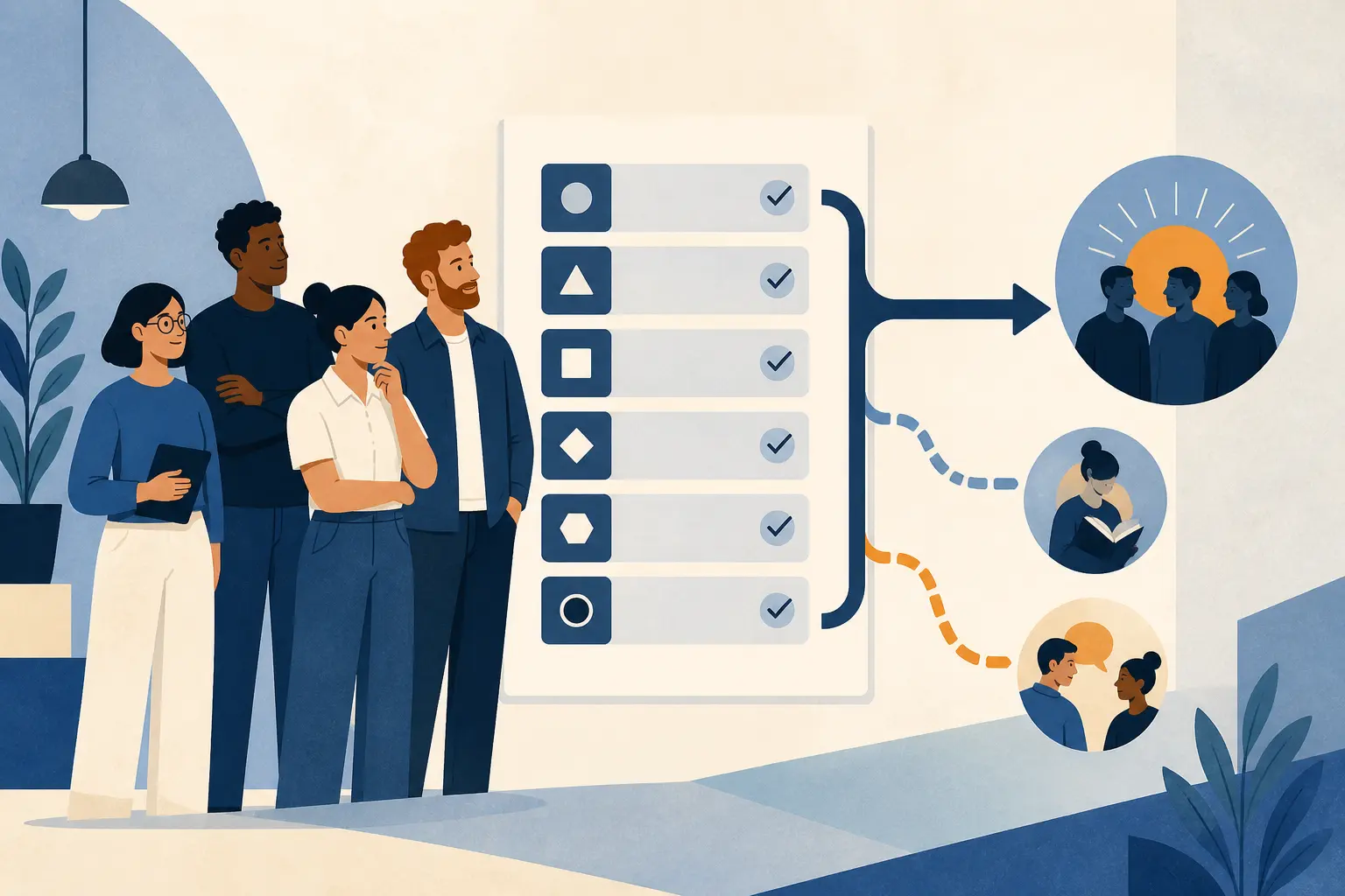 A decision worksheet routes a capable internal team away from unnecessary AI implementation consulting
