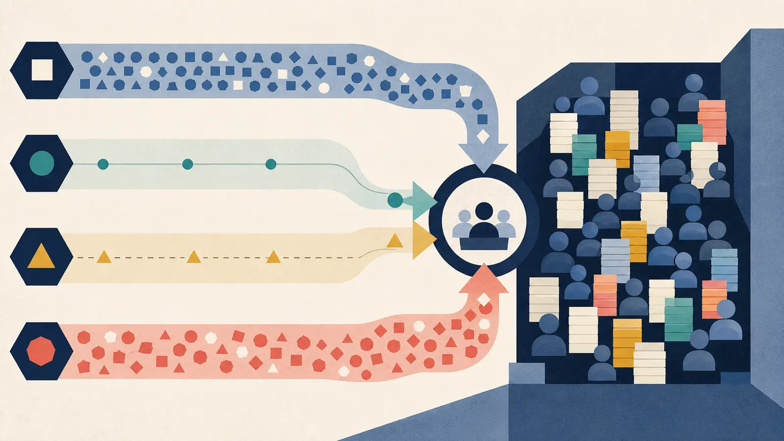 Illustration of review demand, expected rework, utilization, and routing choices